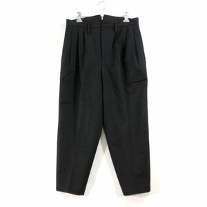 ESSAY эссе HIGH WAISTED SLACKS tuck широкий слаксы брюки 2 черный 