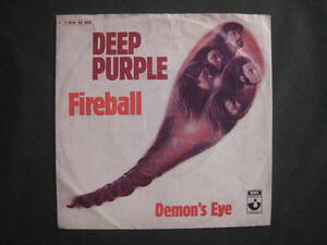 [即決][7インチ][ドイツ盤]■Deep Purple - Fireball / Demon's Eye■ディープ・パープル■ファイアボール■[Germany 45]