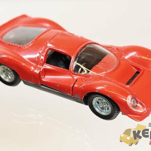 S=1/43 POLITOYS ポリトーイ 574 FERRARI フェラーリ P.4 赤 チップ/キズ ジャンク品 箱無し イタリア製 現状渡しの画像5