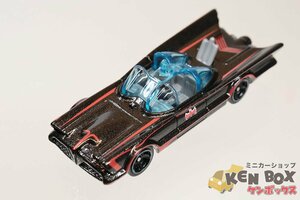 約8cm HOT WHEEL ホットホイール BATMOBILE バットモービル バットマン メタリック黒/青ウィンド/ホイール黒 箱無し 現状渡し