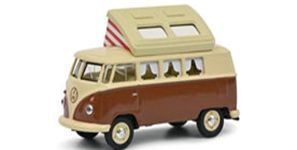 Schuco　452026600　フォルクスワーゲン T1 Camper (ベージュ/ブラウン) ※1/64スケール