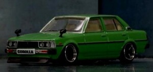 BM CREATIONS　64B0214　トヨタ カローラ E70(緑/右ハンドル) ※1/64スケール