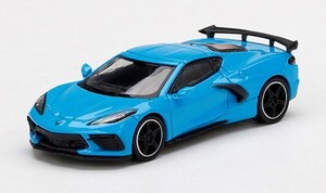 MINI GT　MGT00251-R シボレー コルベット スティングレイ ラピッドブルー（右ハンドル) ※1/64スケール