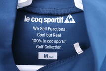 【超美品】le coq sportif(ルコックスポルティフ) 長袖ハイネックシャツ 紺 レディース M ゴルフウェア 2212-0236 中古_画像3