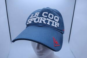 le coq sportif(ルコックスポルティフ) キャップ 紺 レディース フリーサイズ ゴルフ用品 2210-0318 中古