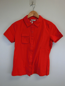 【感謝セール】【美品】中古 ゴルフウェア LizClaiborne(リズ・クレイボーン) ポロシャツ 赤 レディース S