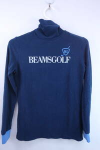 BEAMS GOLF(ビームスゴルフ) ハイネックシャツ 紺 レディース S ゴルフウェア 2211-0266 中古