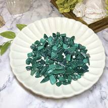 【チップ】マラカイト＊100g＊孔雀石＊天然石チップ＊インテリア＊浄化＊Malachite_画像3