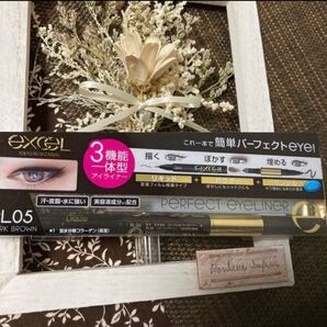 サナ エクセル パーフェクトアイライナー N PL05 ダークブラウン 新品未開封 1月末に購入