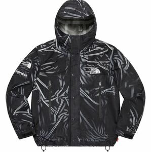 Supreme × THE NORTH FACE 23ss Trompe L’oeil Printed Taped Seam Shell Jacket Black Large 黒 L マウンテン ジャケット シェル