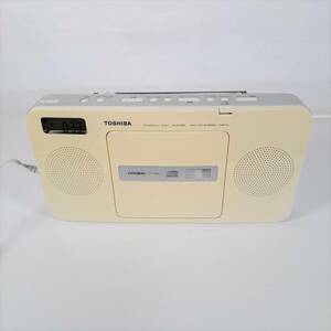 東芝 TOSHIBA CUTEBEAT TY-CR22 CDラジオ 東芝 CDプレイヤー 動作確認済 AM FM ステレオ レトロ C2811