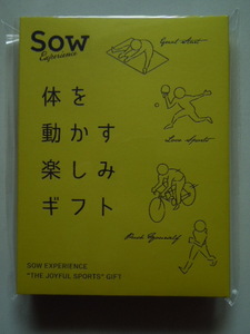 SOW EXPERIENCE body . перемещение .. веселье подарок обычная цена 11800 иен 