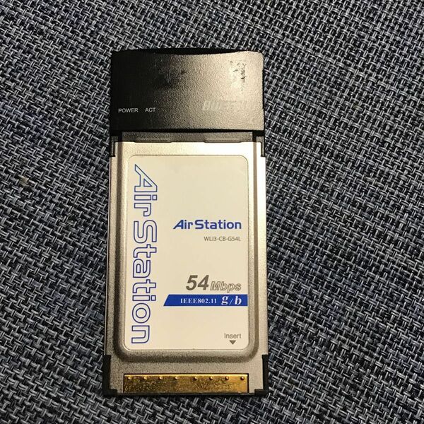 無線LAN アダプタWLI3-CB-G54L AirStation #無線LANカード BUFFALO 無線LAN PCカード 