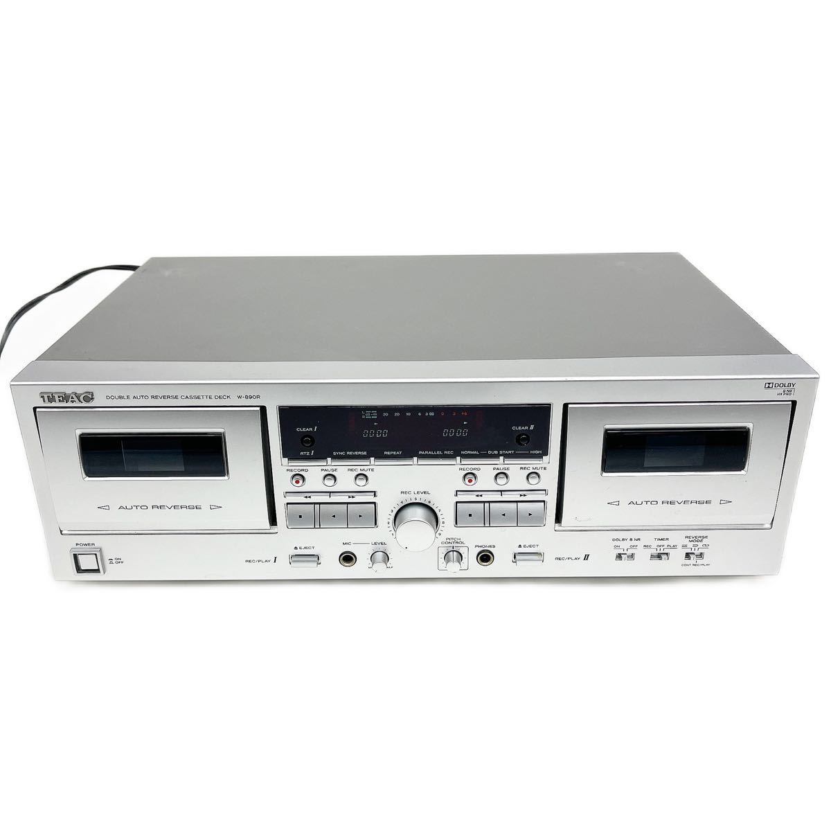 W-890R TEAC ダブルオートカセットデッキ-