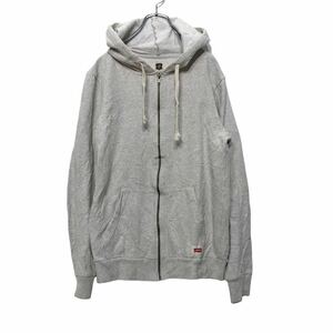 Levi's フルジップパーカー Mサイズ リーバイス スウェットパーカー 灰色 グレー 古着卸 アメリカ仕入れ a405-5070