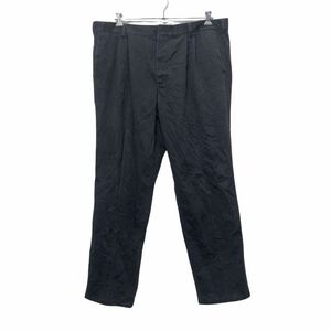 DOCKERS D3 2タック チノパン W42 ビッグサイズ ドッカーズ 黒 ブラック 古着卸 アメリカ仕入れ b401-322