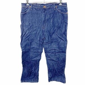 Wrangler Denim pants W40 Wrangler big size indigo old clothes . America buying up 2303-1141