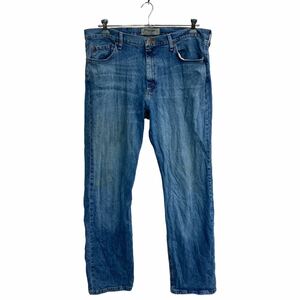 Wrangler デニムパンツ W38 ラングラー ビッグサイズ ブルー メキシコ製 古着卸 アメリカ仕入 2303-49