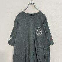 DELUXE 半袖 プリント Tシャツ XL グレー ブルー ホワイト ビッグサイズ 古着卸 アメリカ仕入れ a406-5395_画像2