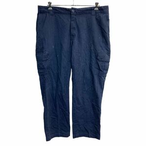 Dickies カーゴパンツ W42 ディッキーズ レギュラーストレート ビッグサイズ ネイビー 古着卸 アメリカ仕入 2303-174