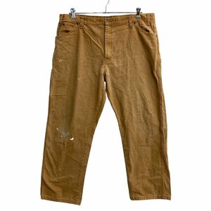 Dickies ワークパンツ W42 ディッキーズ ペインターパンツ ライトブラウン 古着卸 アメリカ仕入 2303-261