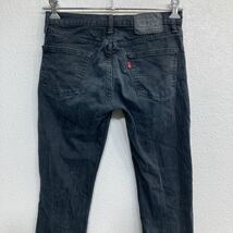 Levi's 511 デニムパンツ W29 リーバイス スキニー スリムフィット ブラック メキシコ製 古着卸 アメリカ仕入 2303-338_画像7