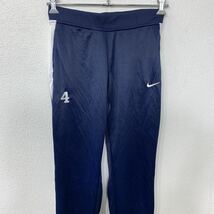 NIKE ジャージパンツ Sサイズ W29程度 ナイキ スポーツブランド ネイビー 古着卸 アメリカ仕入 2303-373_画像2