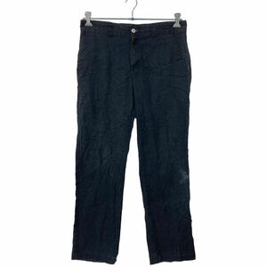 Dickies ワークパンツ W33 ディッキーズ ブラック メキシコ製 古着卸 アメリカ仕入 b503-88