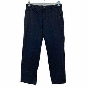 IZOD брюки из твила W32 тонкий Fit черный б/у одежда . America скупка b503-135