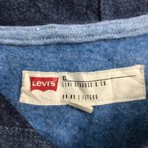 Levi's プリント スウェット パーカー XL ブルー リーバイス ビッグサイズ ラグランスリーブ 古着卸 アメリカ仕入 a503-5279_画像7