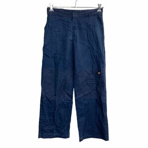 Dickies ワークパンツ W30 ディッキーズ ルーズフィット ネイビー 古着卸 アメリカ仕入 2303-595