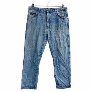 Wrangler デニムパンツ W38 ラングラー ビッグサイズ ライトブルー 古着卸 アメリカ仕入 2303-693