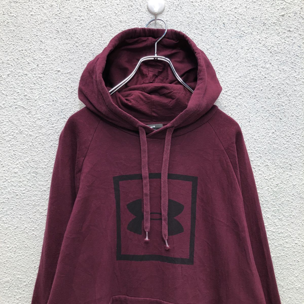 UNDER ARMOUR スウェット パーカー L ボルドー ブラック | JChere