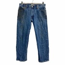 Levi's 505 デニムパンツ W34 リーバイス レギュラーフィット ブルー メキシコ製 古着卸 アメリカ仕入 2303-999_画像1