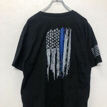 半袖 プリント Tシャツ L位 ブラック アメリカ バックプリント 古着卸 アメリカ仕入 a503-7222_画像5