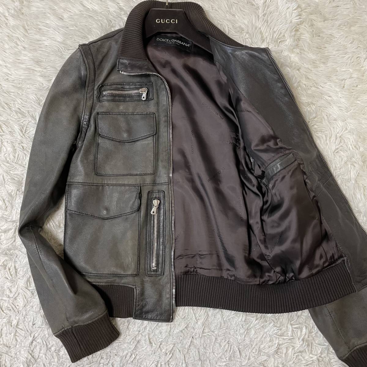ヤフオク! -ドルガバ レザー ジャケットの中古品・新品・未使用品一覧