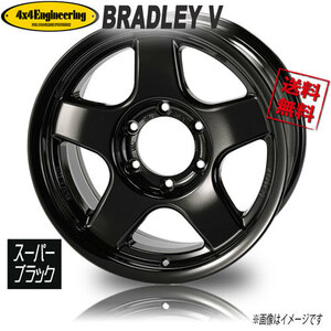 ホイール新品 4本セット ブラッドレー BRADLEY V FACE1 スーパーブラック 18インチ 6H139.7 8.5J+38 業販4本購入で送料無料