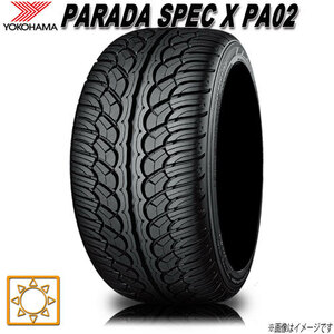 サマータイヤ 新品 ヨコハマ PARADA SPEC X PA02 パラダ 265/35R22インチ 102V 4本セット