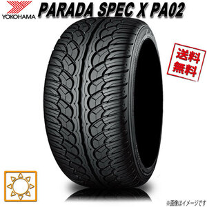 サマータイヤ 送料無料 ヨコハマ PARADA SPEC X PA02 パラダ 265/30R22インチ 97V 4本セット