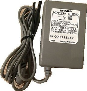  sharp parts :AC adaptor ( parent machine for )(EP-DS10)/1426000224 telephone machine * facsimile for (135g-4)( mail service correspondence possible )