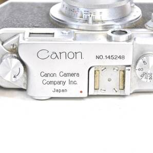 レア品 1952年 キャノンIIIA ビンテージフィルムカメラ シリアル＃145248 Canon Camera Company Inc. Canon50mmレンズf:3.5 ＃22005 IWS503の画像7
