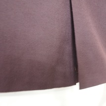 ビンテージ 日本製 レディース Laureale スカート 紫色 表地 ウール 100% 裏地 キュプラ 100% 1990年代 ウエスト66cm 着丈62cm SSK503_画像9