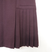 ビンテージ 日本製 レディース Laureale スカート 紫色 表地 ウール 100% 裏地 キュプラ 100% 1990年代 ウエスト66cm 着丈62cm SSK503_画像5