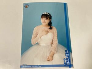 浅井裕華 SKE48 Family Vol.03 A-Type 会員限定 生写真 1枚 ドレスa