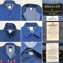 A0452,中古,古着,used,80's,90's,80年代,90年代,半袖シャツ,RUSTLER by Wrangler,ラングラー,ウェスタン,ネイティブ,カウボーイ,FSSb0037_画像5