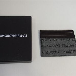 ★美品未使用★エンポリオ アルマーニ(EMPORIO ARMANI)カードケース 名刺入れ E11