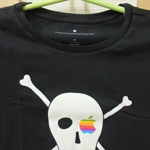 新品未使用★アップルTシャツ（黒）海賊（アップル本社限定Pirate T-Shirt Black/Rainbow ） M（シリコンバレー・クパチーノ ・サンノゼAP9の画像4