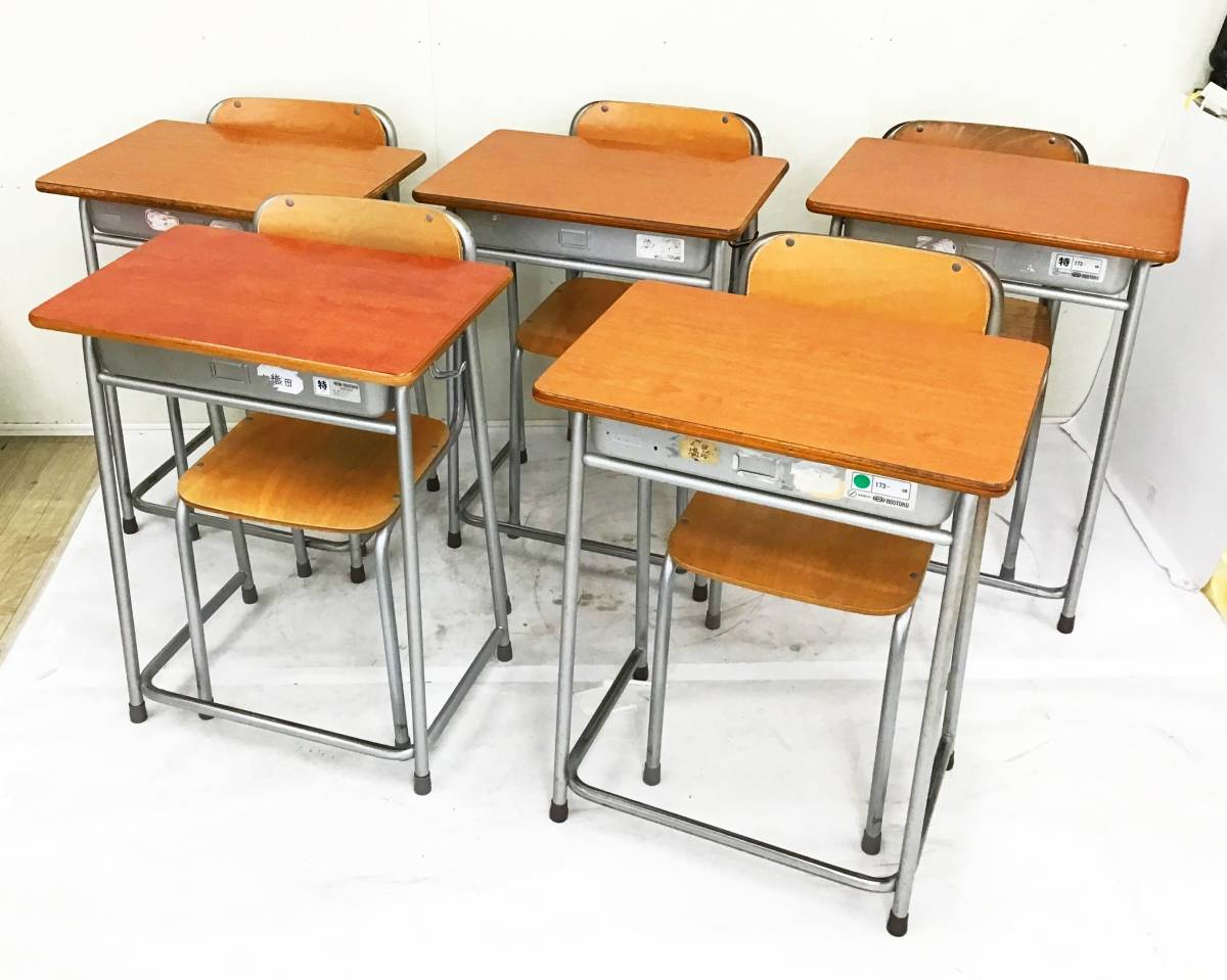 ヤフオク! -学校机椅子セット(事務机、学習机)の中古品・新品・未使用 ...