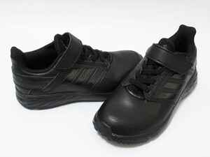 adidas Forta Faito EL K 黒 ブラック 18cm アディダス フォータ ファイト 運動靴 マジックテープ FY6664