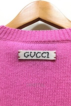 経堂) GUCCI x Disney グッチ × ディズニー ドナルドダックウールニットセーター ピンク レディース XS 652620 国内席_画像4